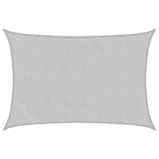 Vidaxl zonnezeil 4x2,5 m 100% polyester oxford lichtgrijs