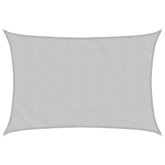 Vidaxl zonnezeil 4,5x3 m 100% polyester oxford lichtgrijs