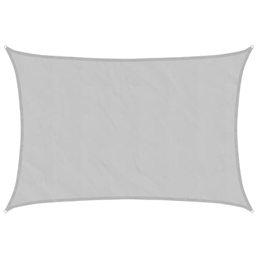 Vidaxl zonnezeil 5x3 m 100% polyester oxford lichtgrijs