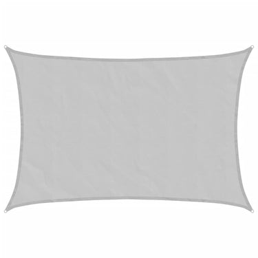 Vidaxl zonnezeil 4,5x3,5 m 100% polyester oxford lichtgrijs