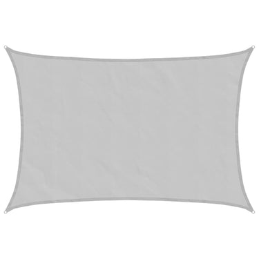 Vidaxl zonnezeil 6x4 m 100% polyester oxford lichtgrijs