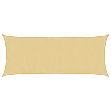 Vidaxl zonnezeil 4,5x2 m 100% polyester oxford zandkleurig