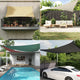 Vidaxl zonnezeil 5x5x5 m 100% polyester oxford lichtgrijs