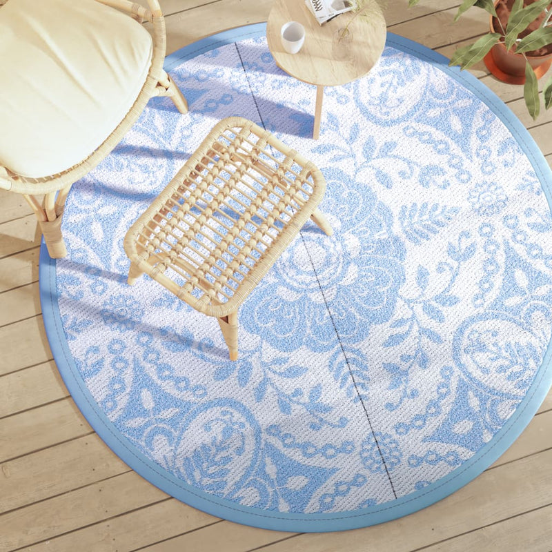 Load image into Gallery viewer, Vidaxl buitenkleed arakil ø160 cm polypropeen babyblauw
