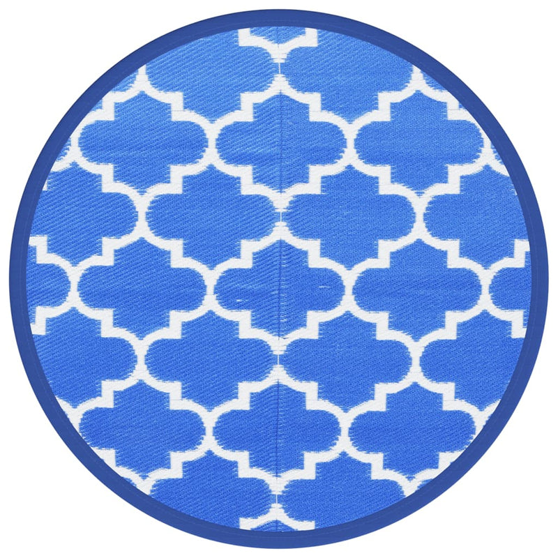 Load image into Gallery viewer, Vidaxl buitenkleed arakil ø160 cm polypropeen blauw
