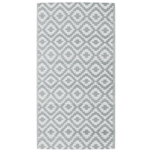 Vidaxl buitenkleed arakil 80x150 cm pp grijs