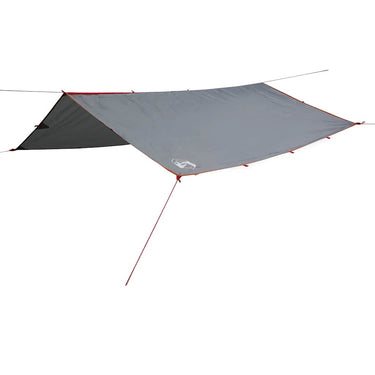Vidaxl kampeerluifel waterdicht 300x294 cm grijs en oranje