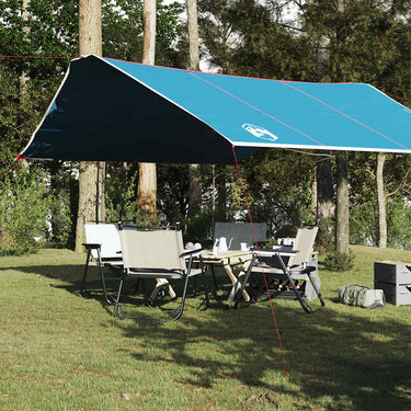 Vidaxl kampeerluifel waterdicht 420x440 cm blauw
