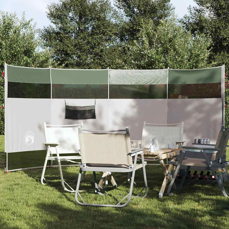 Load image into Gallery viewer, Vidaxl windscherm camping waterdicht 366x152x152 cm groen

