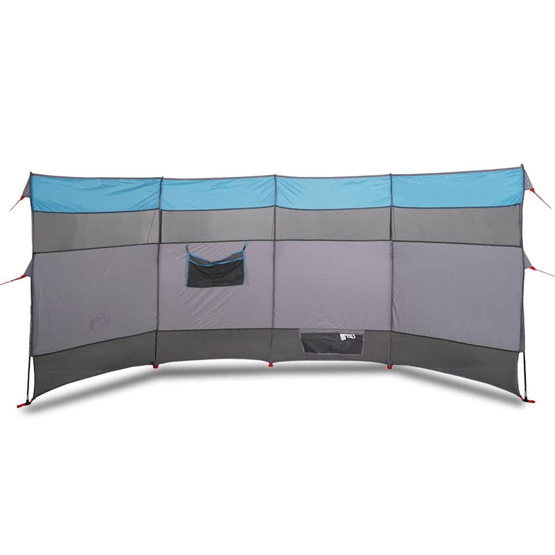 Load image into Gallery viewer, Vidaxl windscherm camping waterdicht 366x152x152 cm blauw
