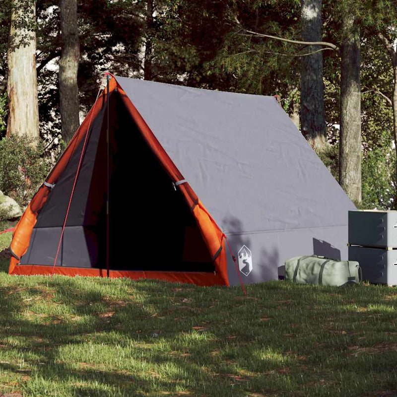 Load image into Gallery viewer, Vidaxl tent a-frame 2-persoons waterdicht grijs
