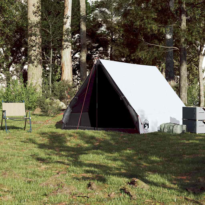 Load image into Gallery viewer, Vidaxl tent a-frame 2-persoons waterdicht verduisterend stof wit
