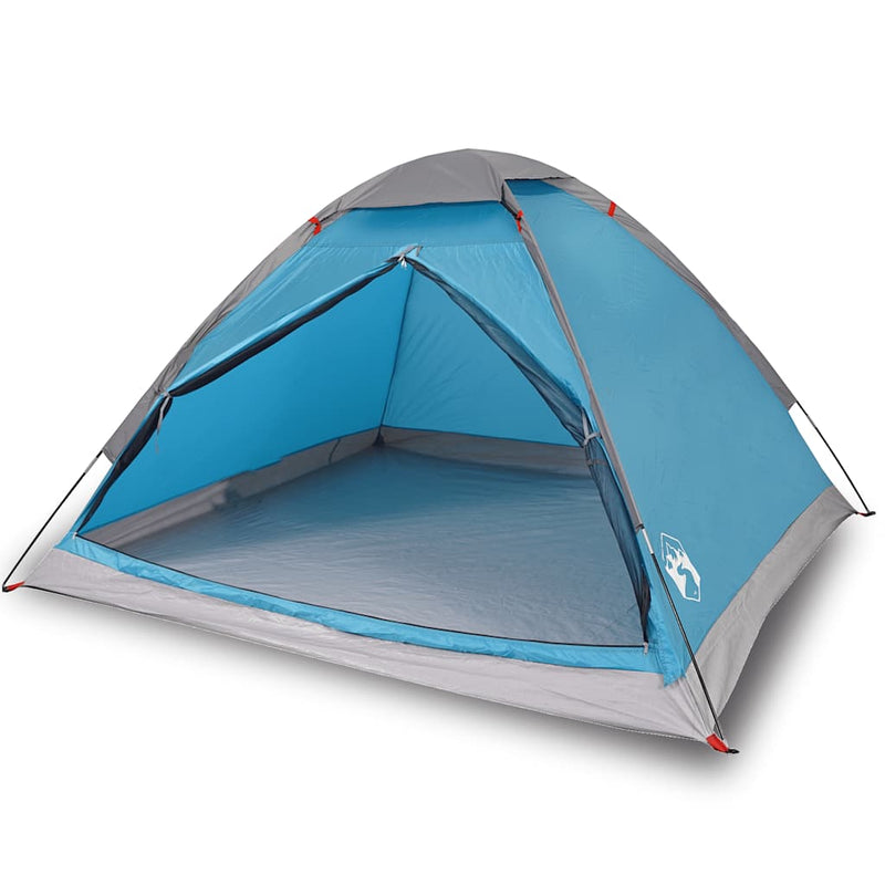 Load image into Gallery viewer, Vidaxl koepeltent 4-persoons waterdicht blauw
