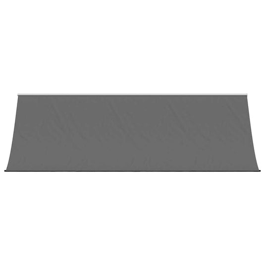 Vidaxl luifel uittrekbaar 400x150 cm stof en staal antracietkleurig