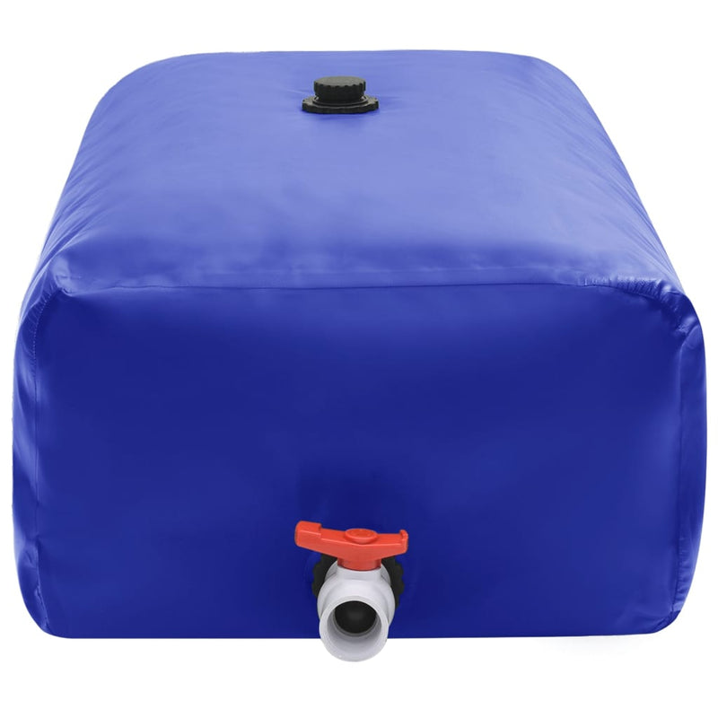 Load image into Gallery viewer, Vidaxl watertank met kraan opvouwbaar 670 l pvc
