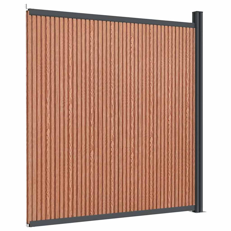 Load image into Gallery viewer, Vidaxl schuttingpaneel 173x186 cm hkc bruin
