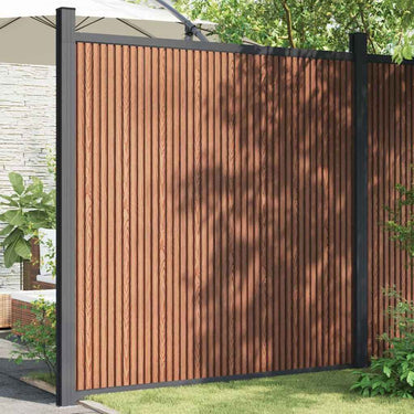 Vidaxl schuttingpaneel 173x186 cm hkc bruin
