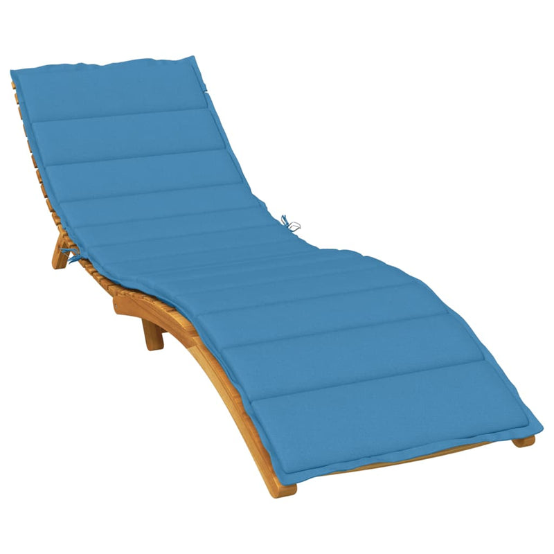 Load image into Gallery viewer, Vidaxl ligbedkussen 200x50x4 cm stof gemêleerd blauw
