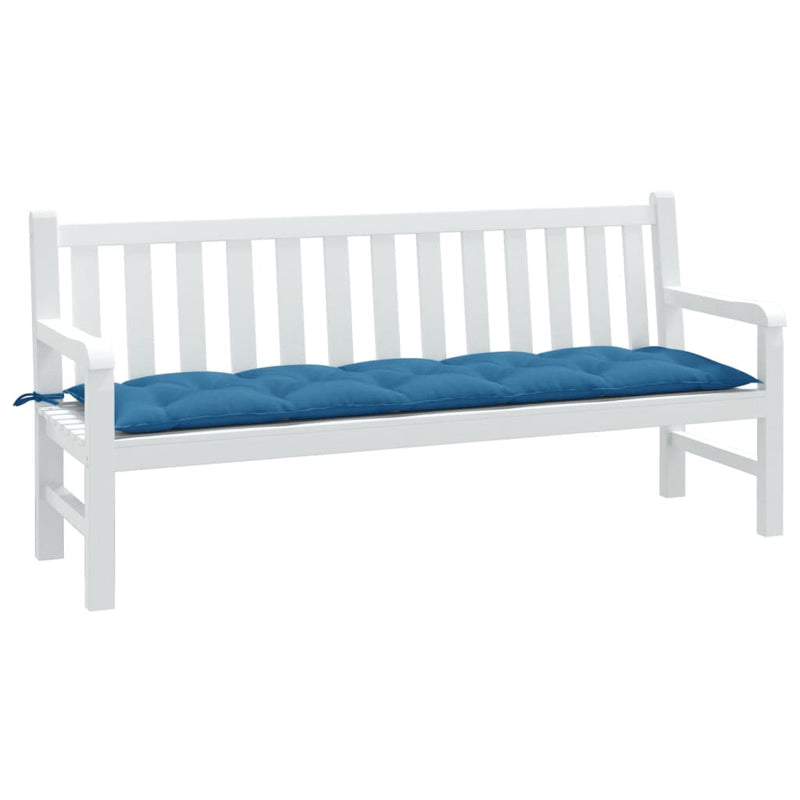 Load image into Gallery viewer, Vidaxl tuinbankkussen 180x50x7 cm stof gemêleerd blauw
