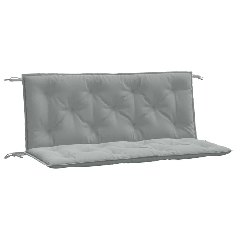 Load image into Gallery viewer, Vidaxl tuinbankkussens 2 st 120x50x7 cm stof gemêleerd lichtgrijs

