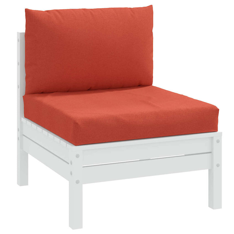 Load image into Gallery viewer, Vidaxl palletkussens 2 st stof gemêleerd rood
