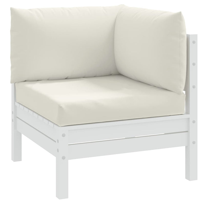 Load image into Gallery viewer, Vidaxl palletkussens 3 st stof gemêleerd crèmekleurig
