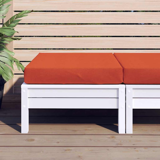 Vidaxl palletkussen 60x60x9,5 cm stof gemêleerd rood