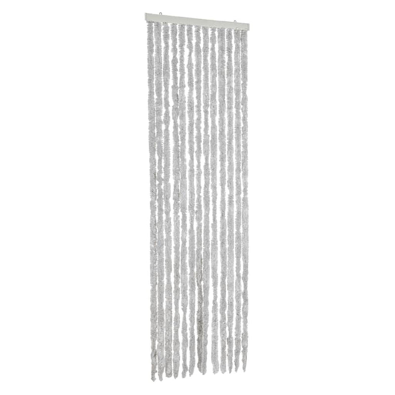 Load image into Gallery viewer, Vidaxl vliegengordijn 56x185 cm chenille grijs
