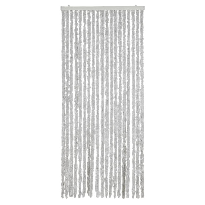 Load image into Gallery viewer, Vidaxl vliegengordijn 56x185 cm chenille grijs
