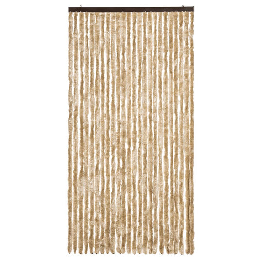 Vidaxl vliegengordijn 100x230 cm chenille beige