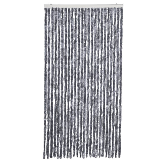 Vidaxl vliegengordijn 100x230 cm chenille zilver