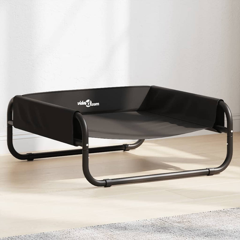 Load image into Gallery viewer, Vidaxl hondenmand verhoogd oxford stof en staal antracietkleurig
