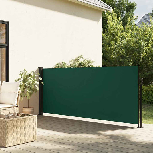 Vidaxl windscherm uittrekbaar 100x300 cm donkergroen