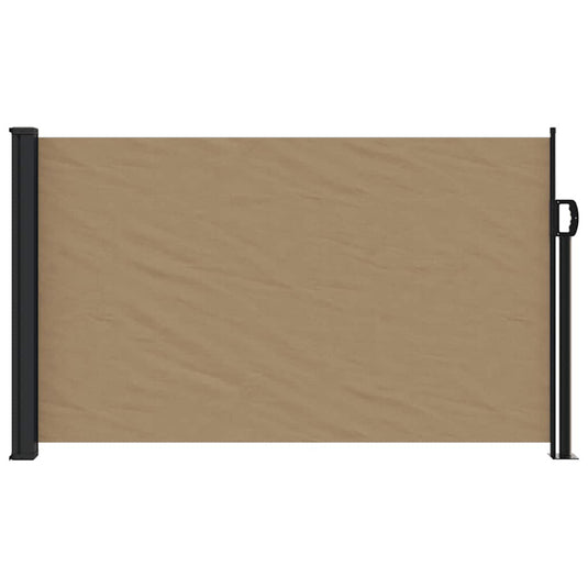 Vidaxl windscherm uittrekbaar 117x300 cm taupe