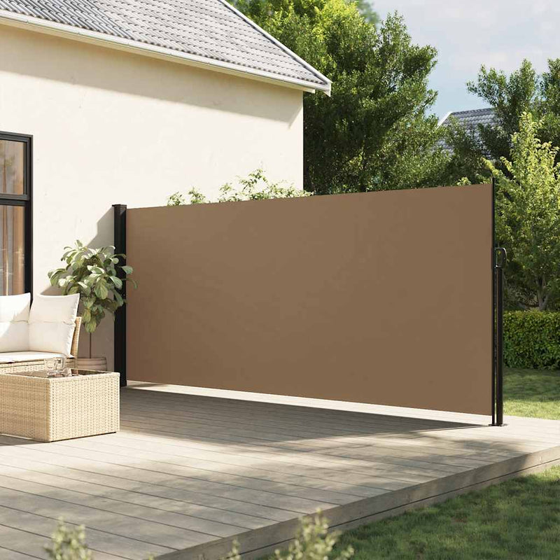 Load image into Gallery viewer, Vidaxl windscherm uittrekbaar 160x300 cm taupe
