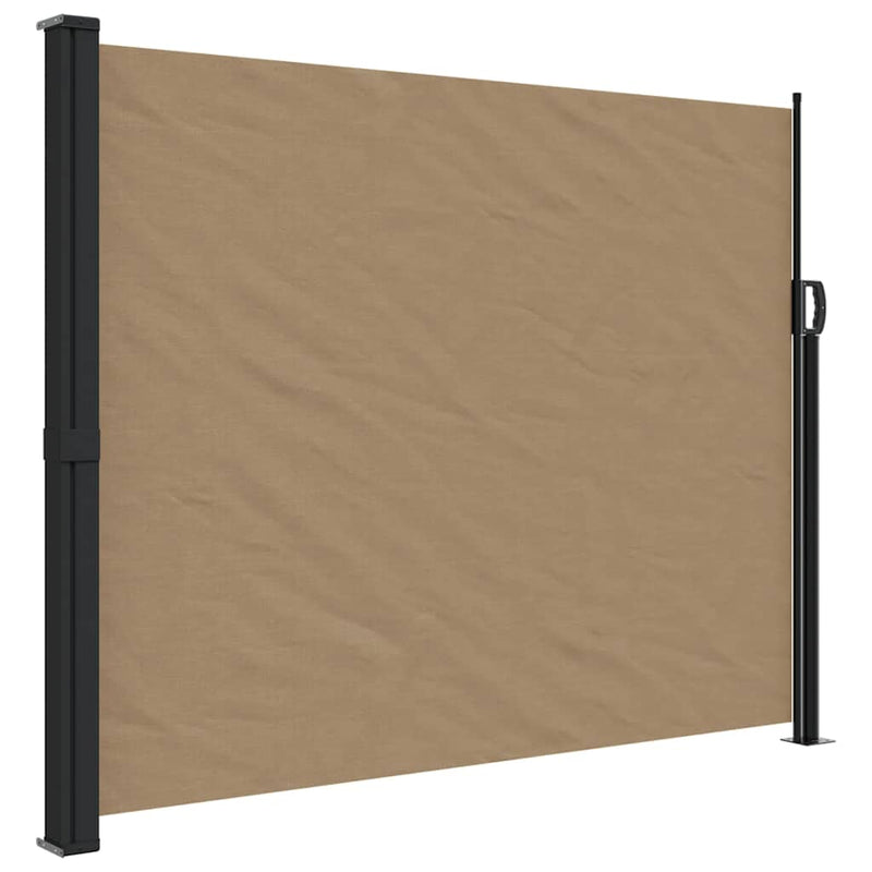Load image into Gallery viewer, Vidaxl windscherm intrekbaar 170x300 cm taupe
