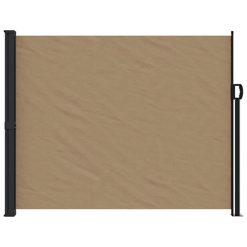 Load image into Gallery viewer, Vidaxl windscherm intrekbaar 170x300 cm taupe
