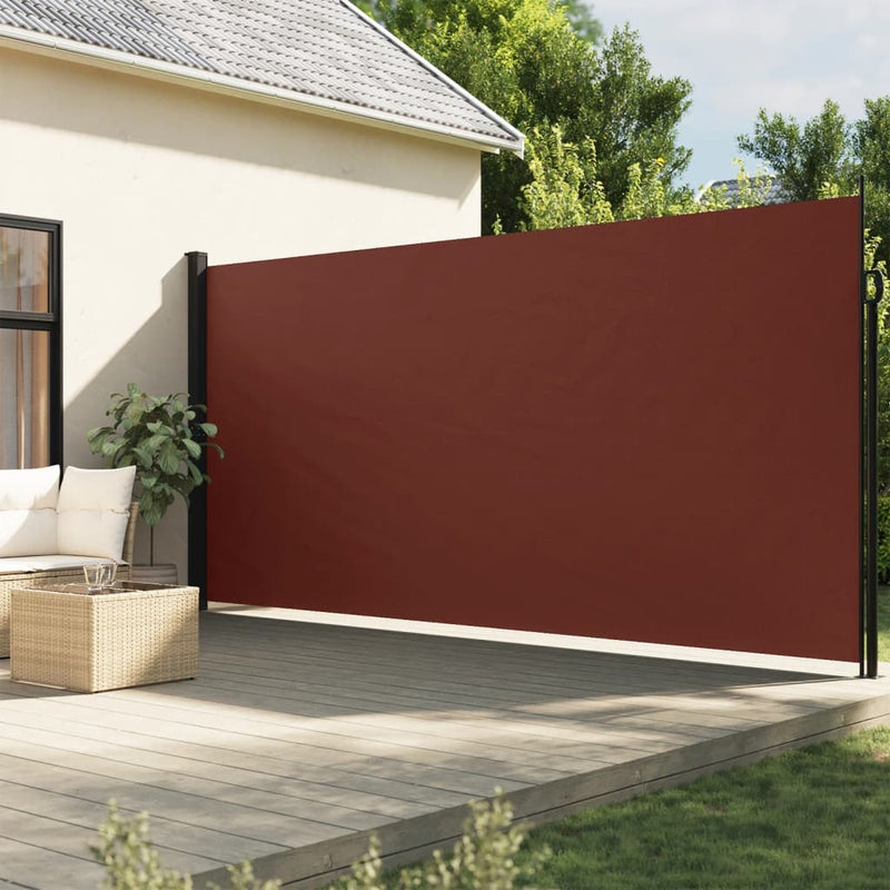 Load image into Gallery viewer, Vidaxl windscherm uittrekbaar 200x300 cm bruin
