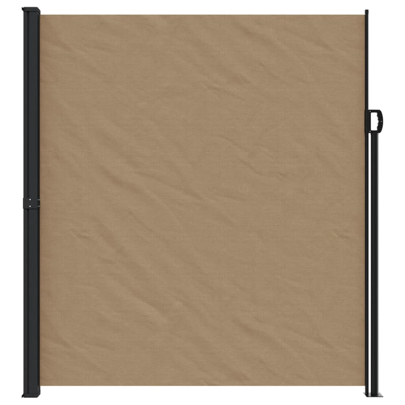 Load image into Gallery viewer, Vidaxl windscherm uittrekbaar 220x300 cm taupe
