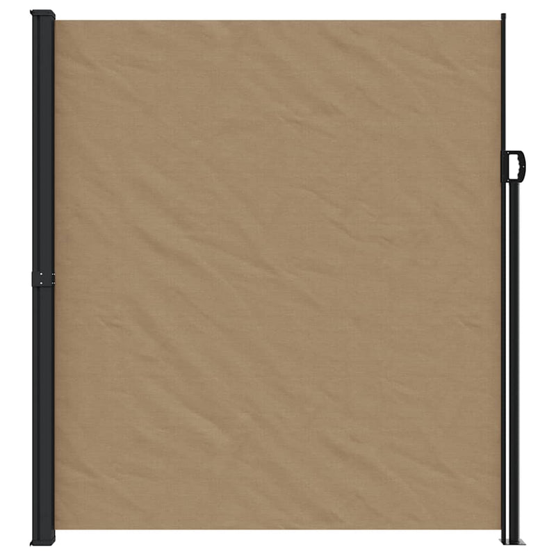 Load image into Gallery viewer, Vidaxl windscherm uittrekbaar 220x300 cm taupe
