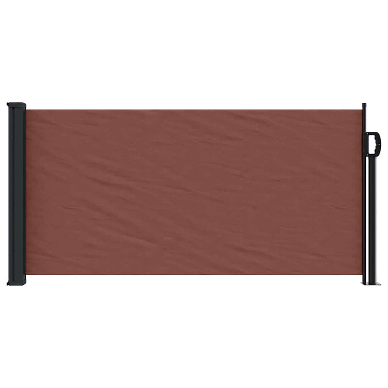 Load image into Gallery viewer, Vidaxl windscherm uittrekbaar 100x500 cm bruin
