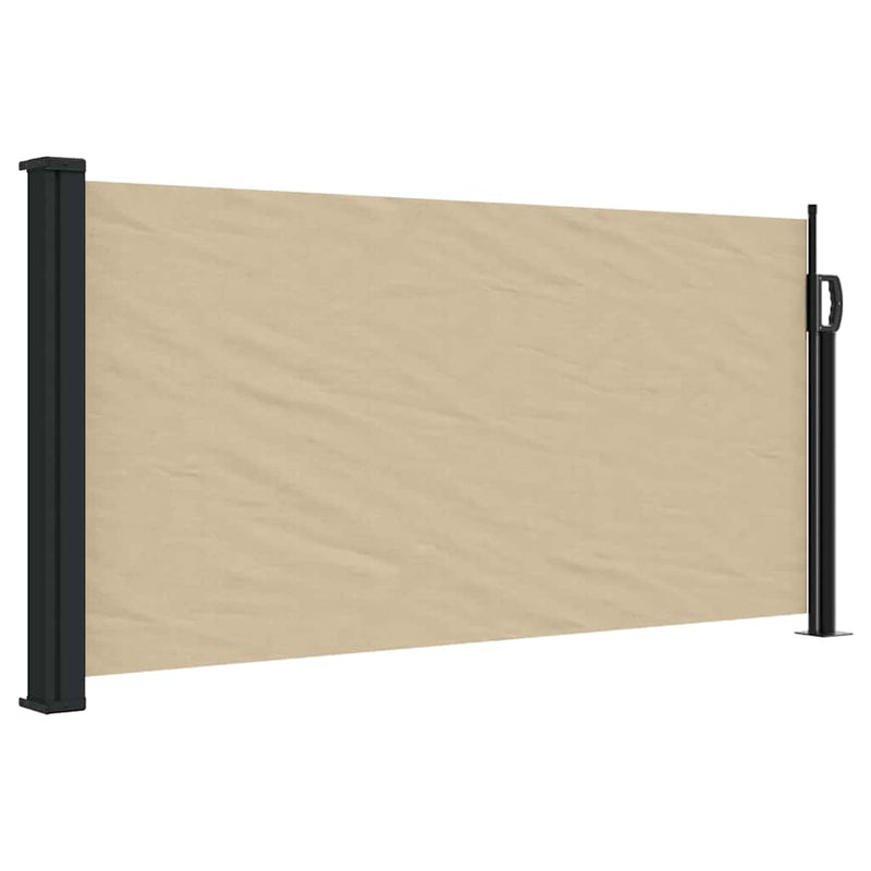 Afbeelding laden in galerijviewer, Vidaxl windscherm uittrekbaar 100x500 cm beige
