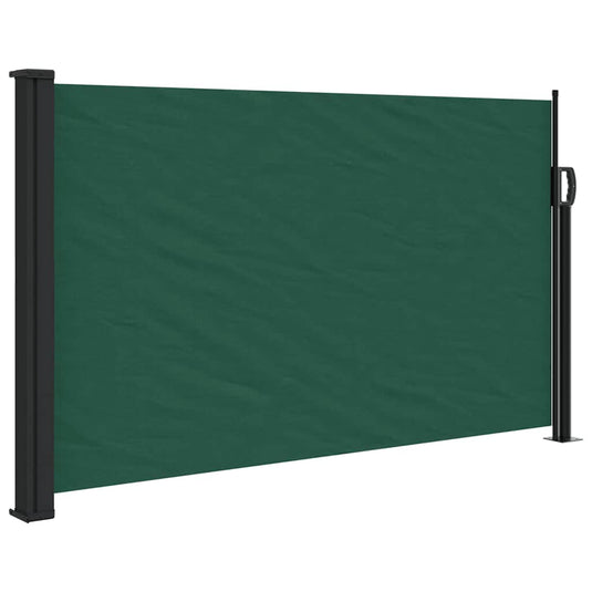 Vidaxl windscherm uittrekbaar 120x500 cm donkergroen