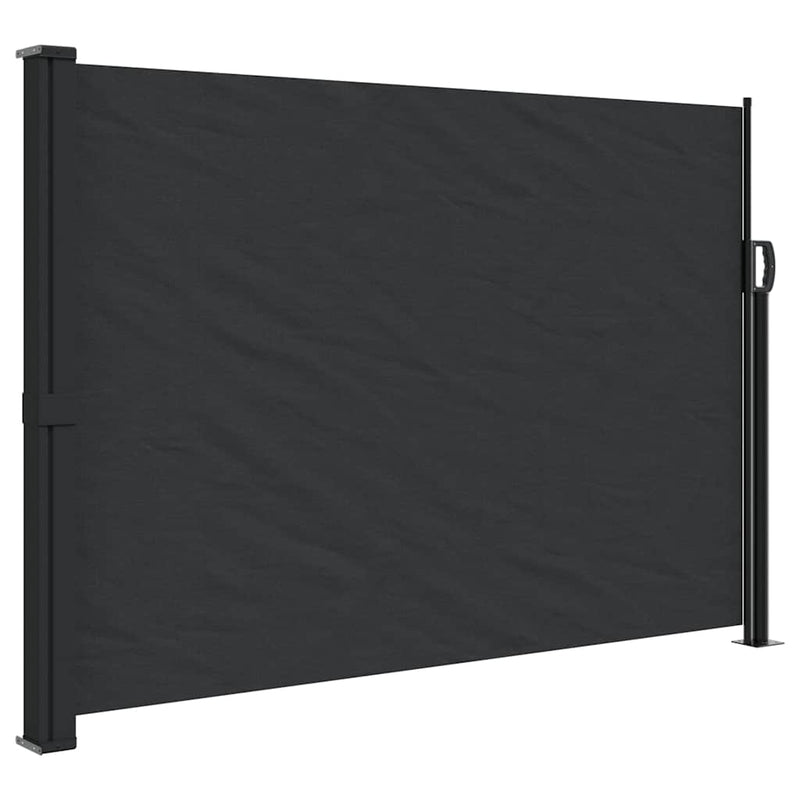 Load image into Gallery viewer, Vidaxl windscherm uittrekbaar 140x500 cm zwart
