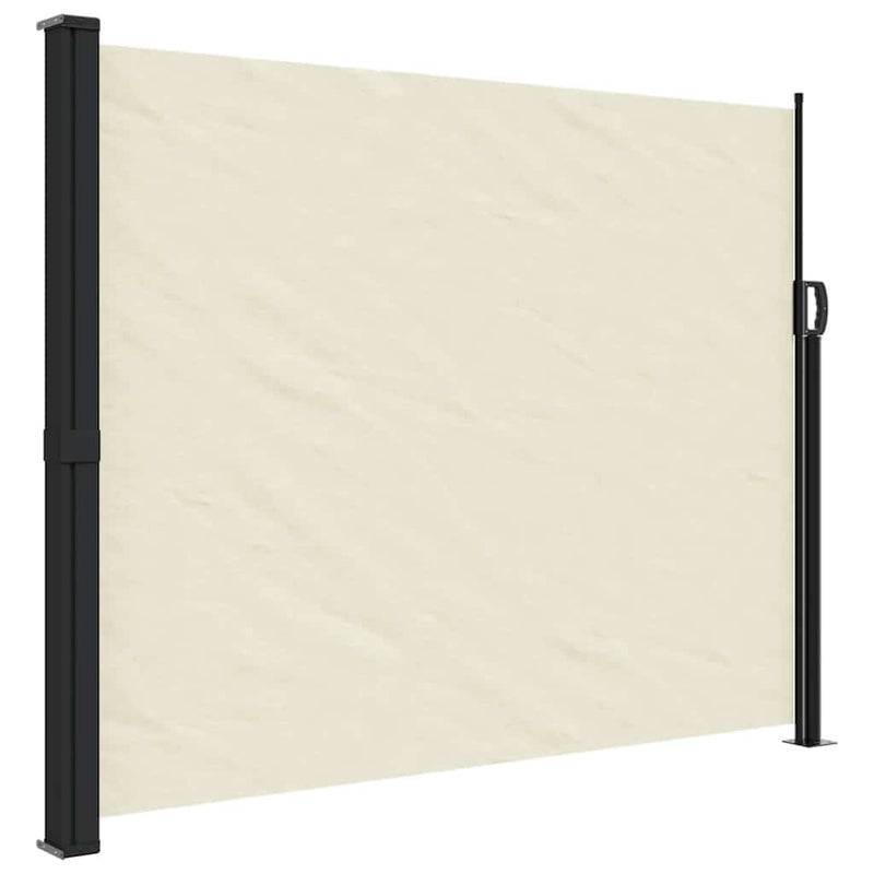 Load image into Gallery viewer, Vidaxl windscherm uittrekbaar 160x500 cm crèmekleurig
