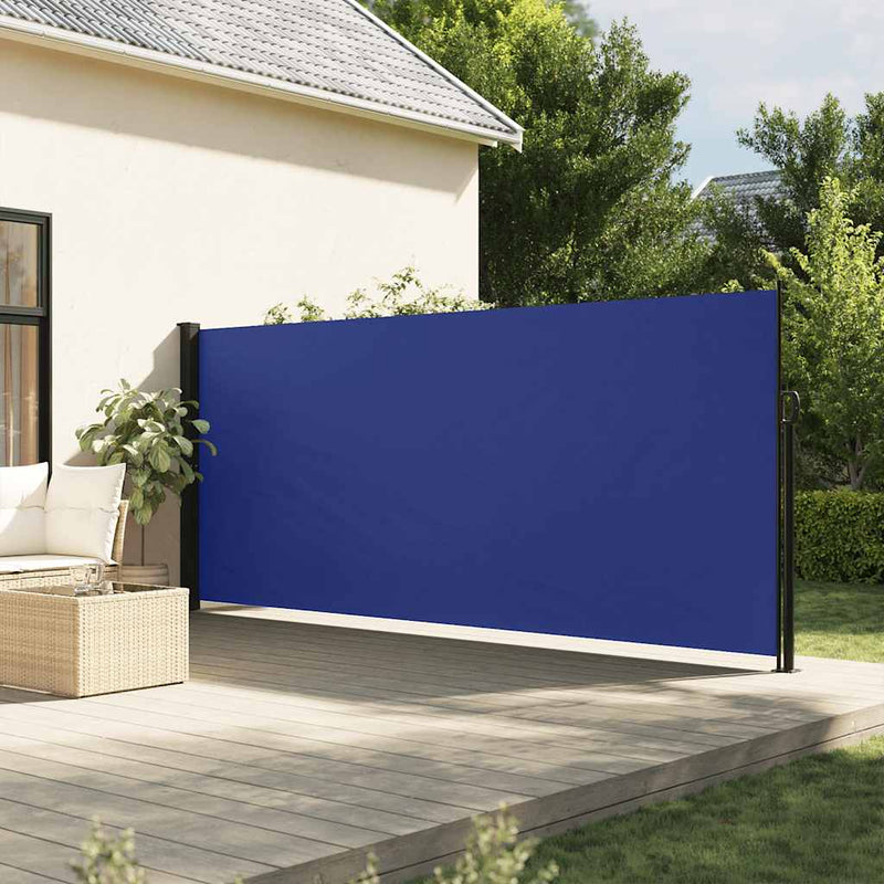 Load image into Gallery viewer, Vidaxl windscherm uittrekbaar 160x500 cm blauw
