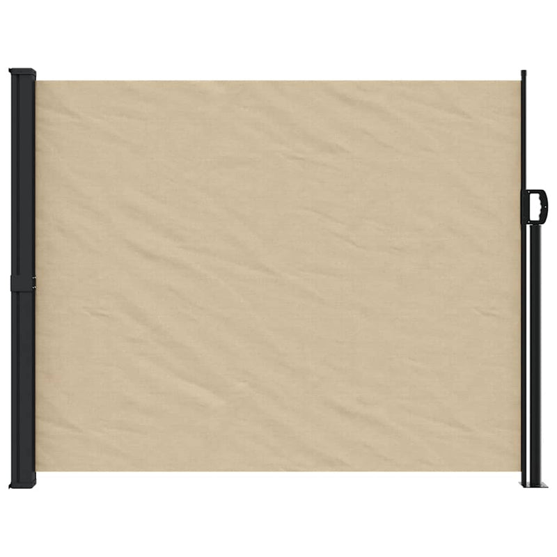 Load image into Gallery viewer, Vidaxl windscherm uittrekbaar 160x500 cm beige
