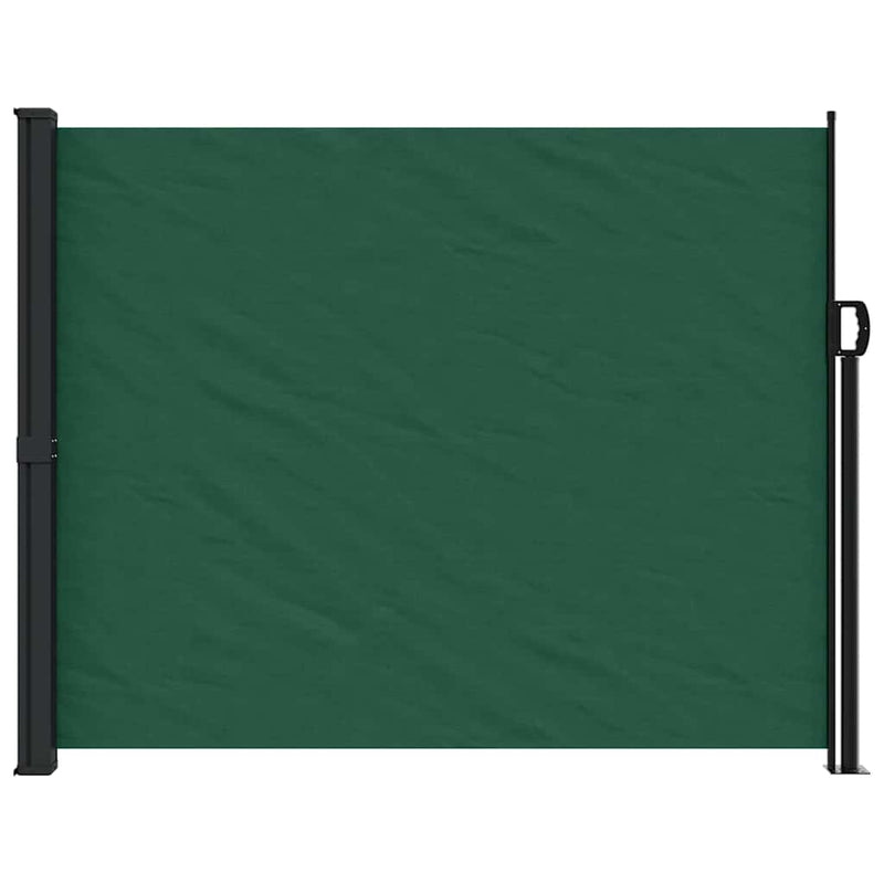 Load image into Gallery viewer, Vidaxl windscherm uittrekbaar 160x500 cm donkergroen
