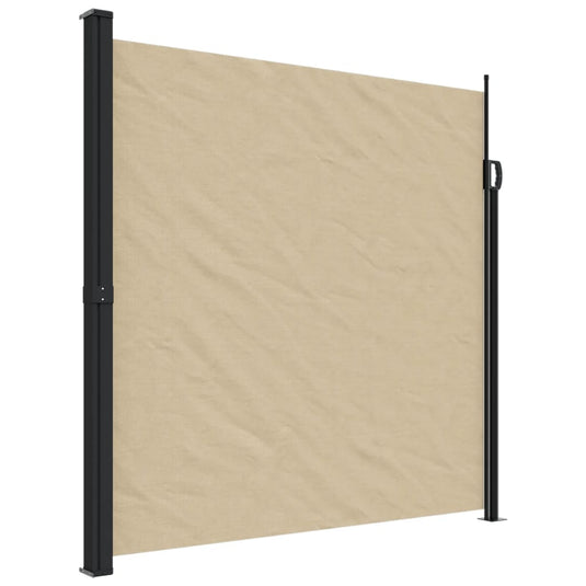 Vidaxl windscherm uittrekbaar 200x500 cm beige