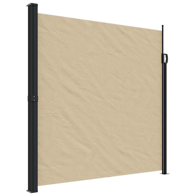 Load image into Gallery viewer, Vidaxl windscherm uittrekbaar 200x500 cm beige
